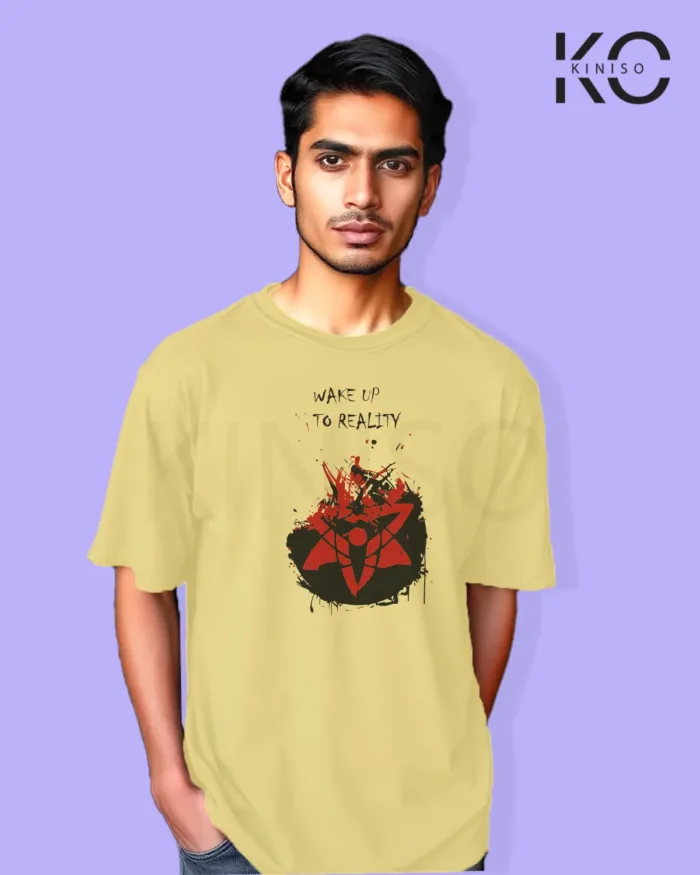 Naruto T-shirt Drop Shoulder for Men - Sasuke Sharingan - In Dhaka - Image 6