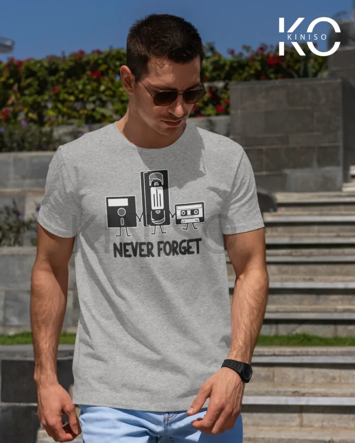 Engineer Printed T-Shirt with Never Forget Design for Tech Enthusiast - Image 4