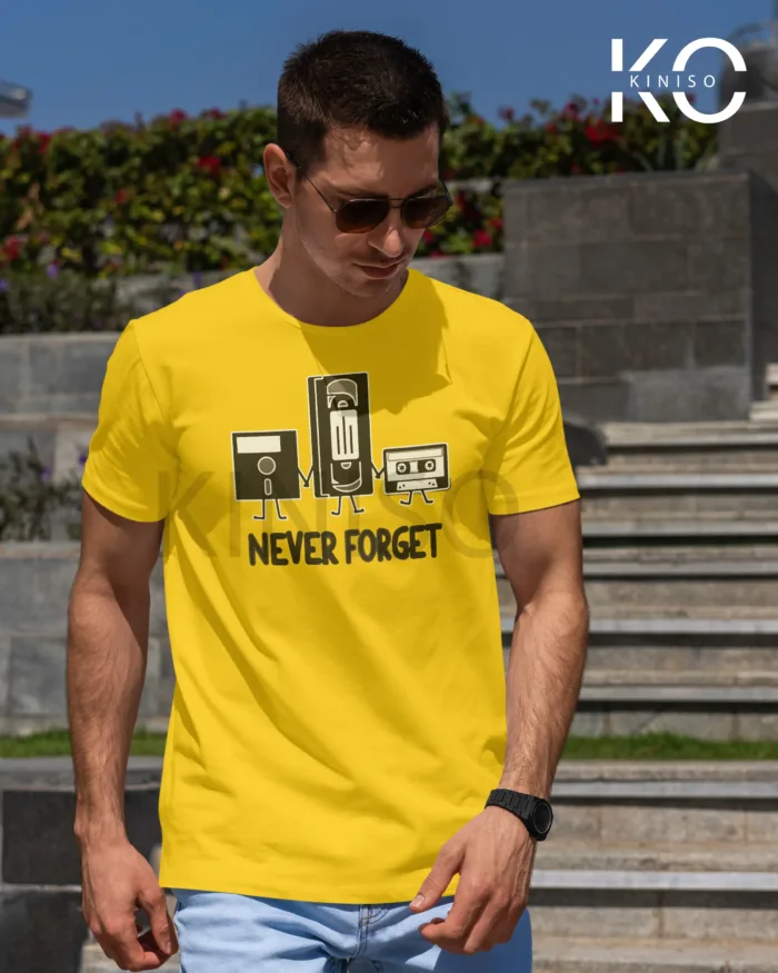 Engineer Printed T-Shirt with Never Forget Design for Tech Enthusiast - Image 2