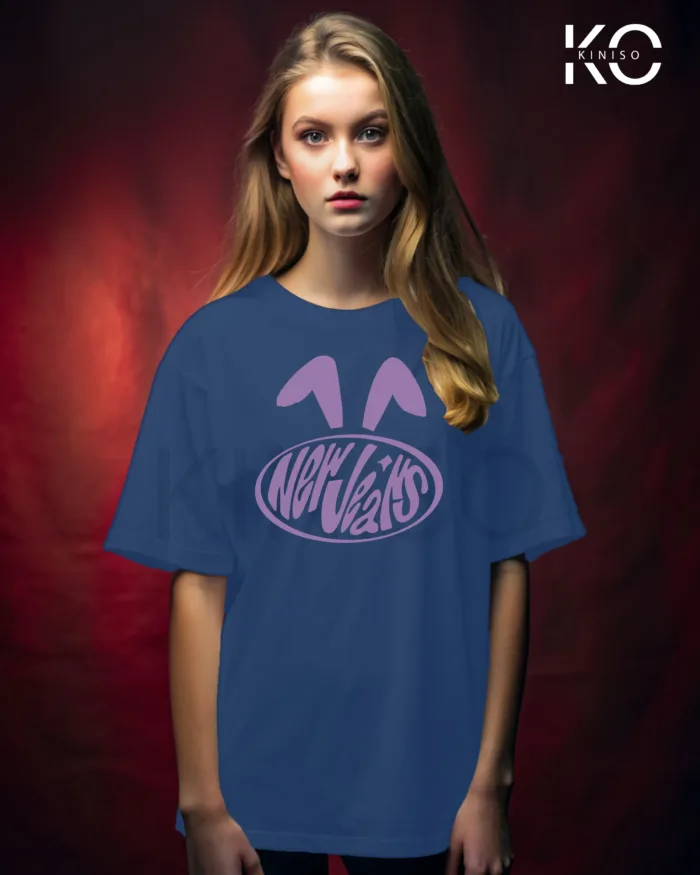 Stylish Women's K-Pop T-Shirts with New Jeans Logo Bunny Ear Designs - Image 7