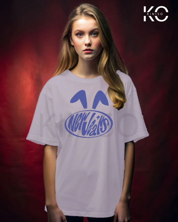 Stylish Women's K-Pop T-Shirts with New Jeans Logo Bunny Ear Designs - Image 6