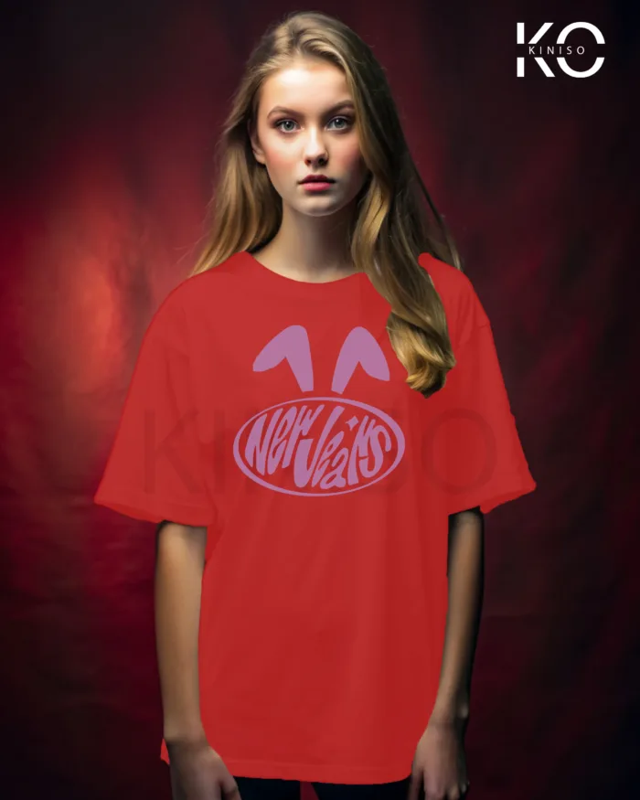 Stylish Women's K-Pop T-Shirts with New Jeans Logo Bunny Ear Designs - Image 4