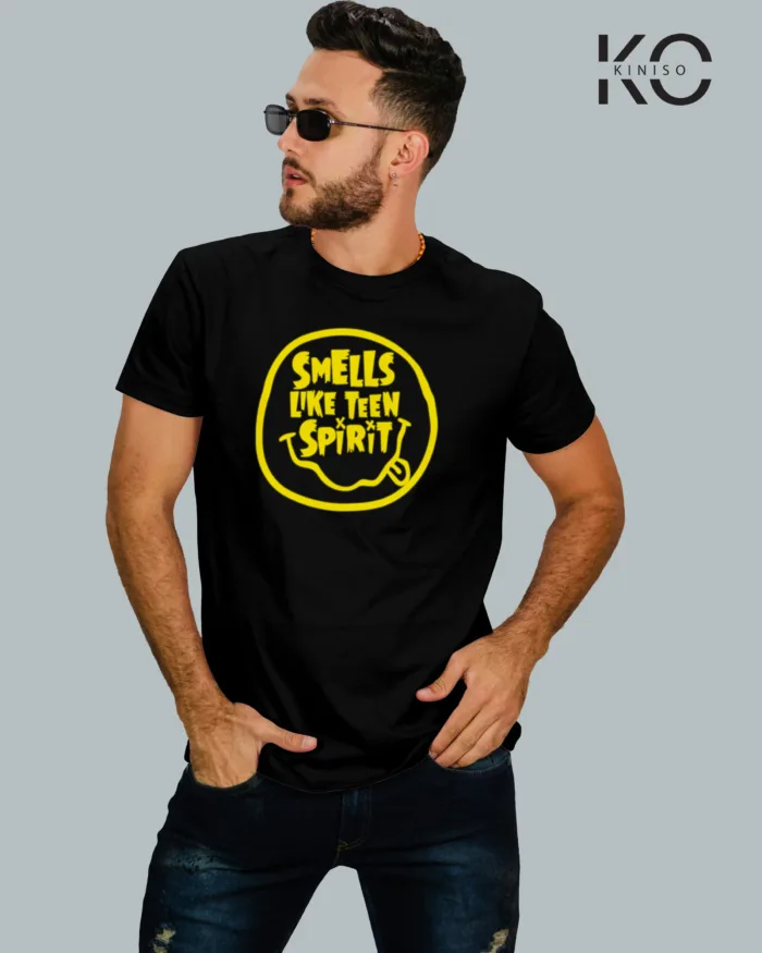 Music Inspired t-shirts with Nirvana "Smells Like Teen" Printed for Music Lover in Bangladesh - Image 8