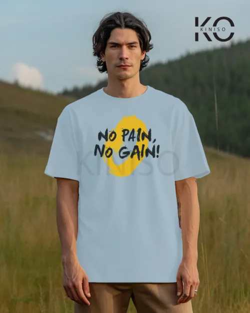 No pain no gain Periwinkle Blue