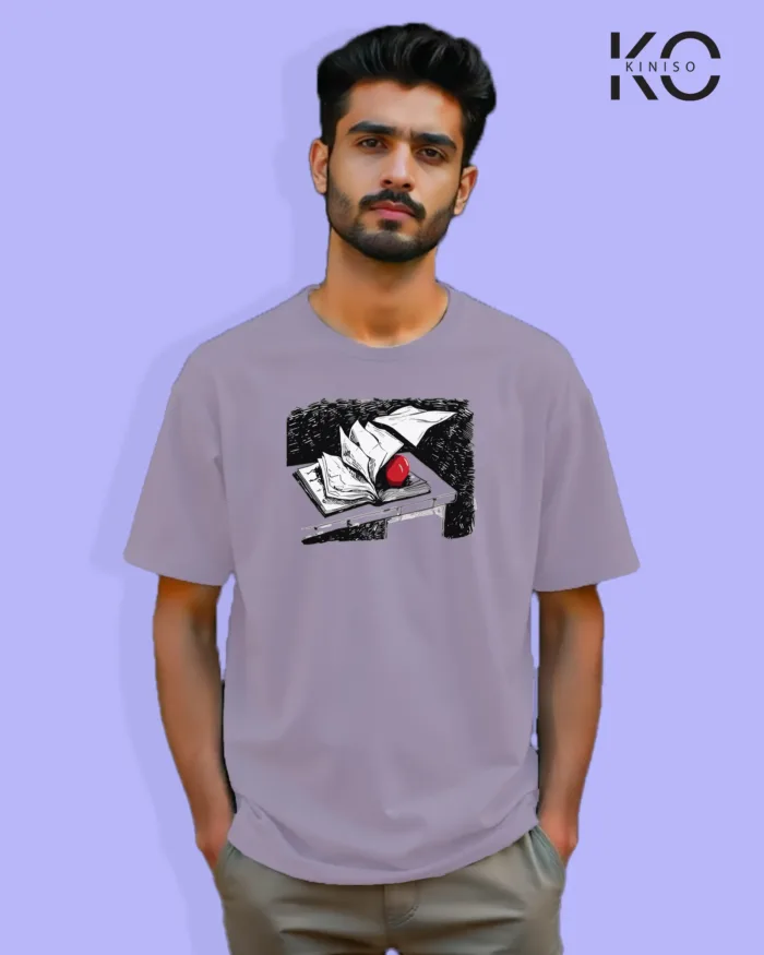 Death Note Inspired Design "Note Book and Apple" Printed T-Shirts for Anime Lovers in Bangladesh - Image 6