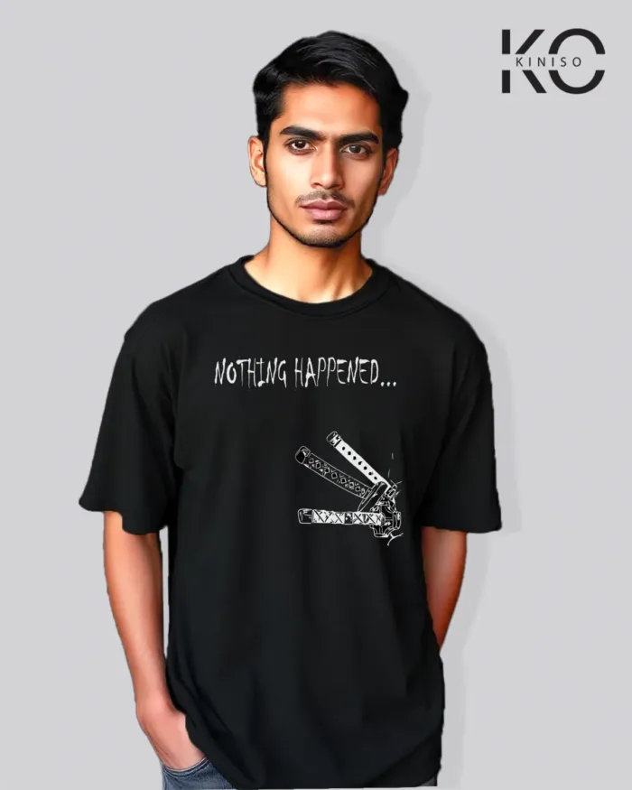 One Piece Anime Zoro T-Shirt - Nothing Happened - In Bangladesh