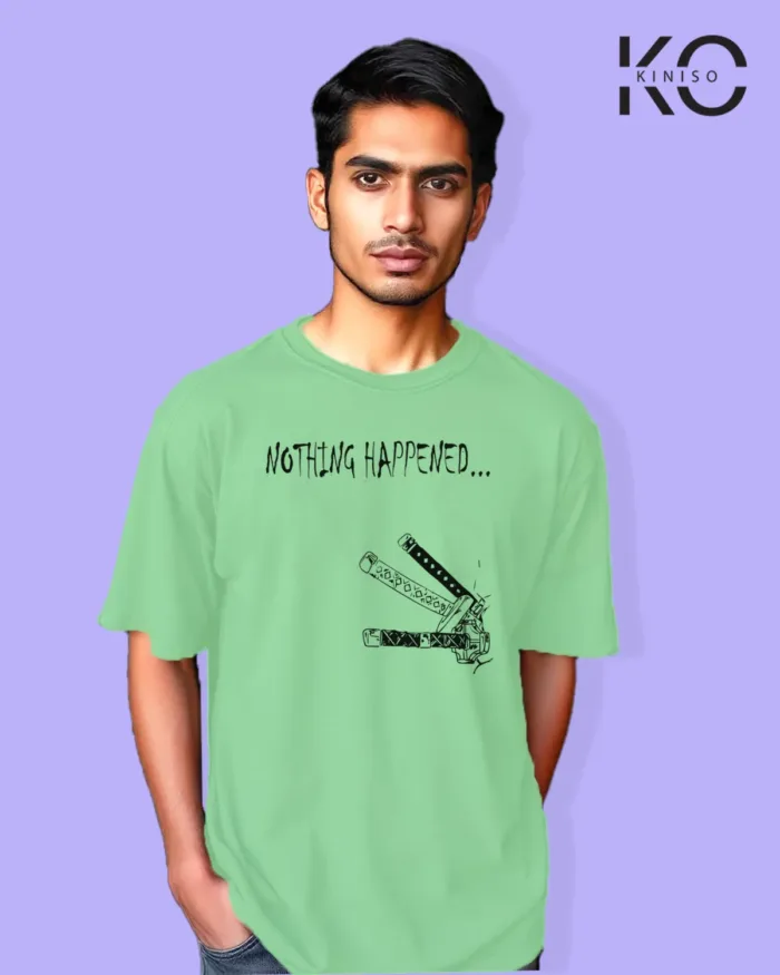 One Piece Anime Zoro T-Shirt - Nothing Happened - In Bangladesh - Image 5