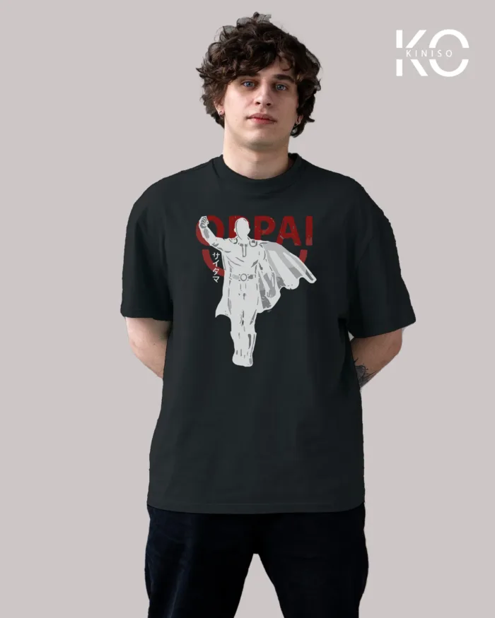 One Punch Man Oppai Printed T-Shirts by Manga Lovers
