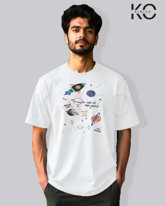 Out of the World Graffiti printed t shirts for hip hop Music Lover - Image 2