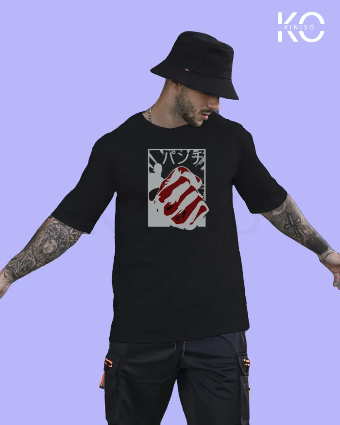 One Punch Man Printed T-Shirts with Punch Design for Manga Lovers - Image 8