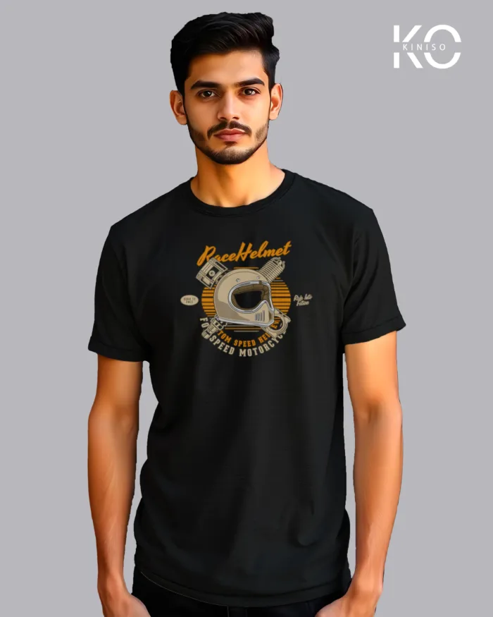 Super bikes lovers t-shirts with Race Helmet design