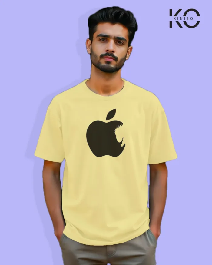 Anime Inspired Design "Ryuk Eating Apple"  Printed T-Shirts for Anime Lovers in Bangladesh - Image 5