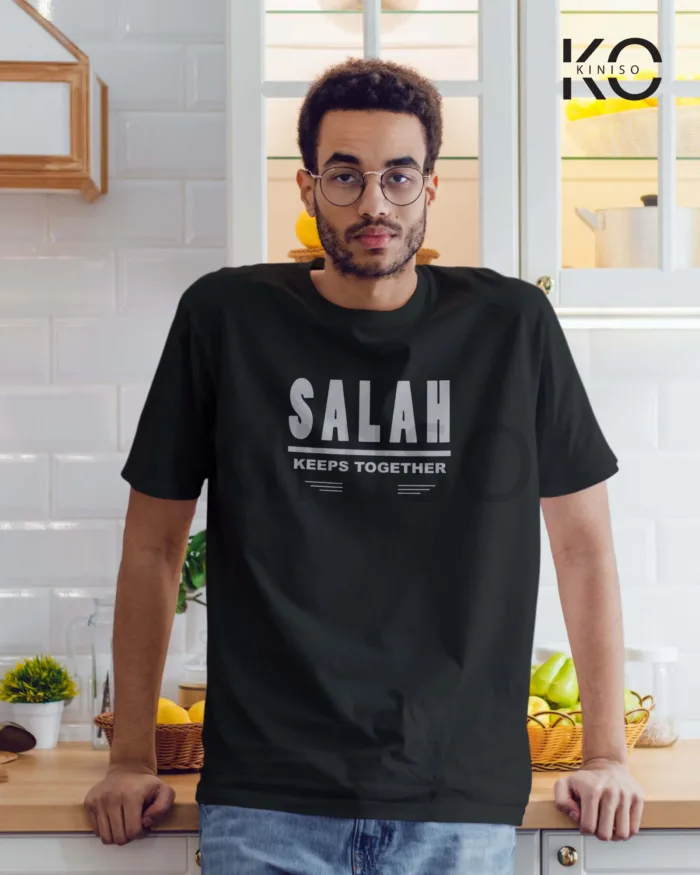 Muslim T-shirt - Salah Keeps Together - Modest Men's Crew Neck Half Sleeve tshirt in Bangladesh