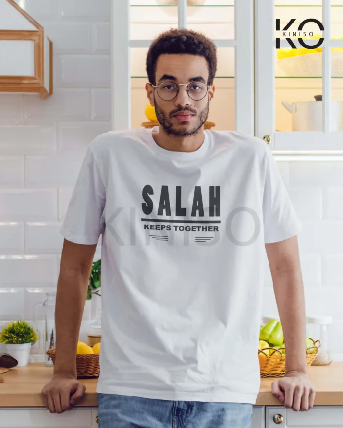 Muslim T-shirt - Salah Keeps Together - Modest Men's Crew Neck Half Sleeve tshirt in Bangladesh - Image 9