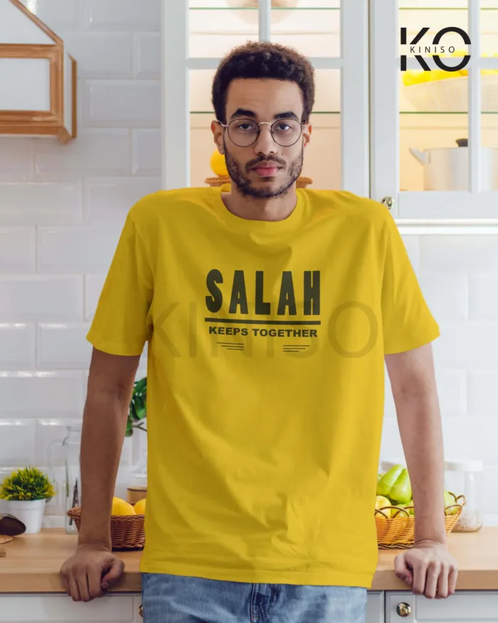 Muslim T-shirt - Salah Keeps Together - Modest Men's Crew Neck Half Sleeve tshirt in Bangladesh - Image 2