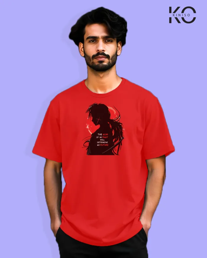 Rurouni Kenshin Inspired Design "Samurai x" Printed T-Shirts for Anime Lovers in Bangladesh - Image 4