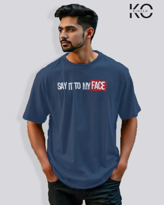 Graffiti printed t shirts with Say it on my face for hip hop Music Lover - Image 7