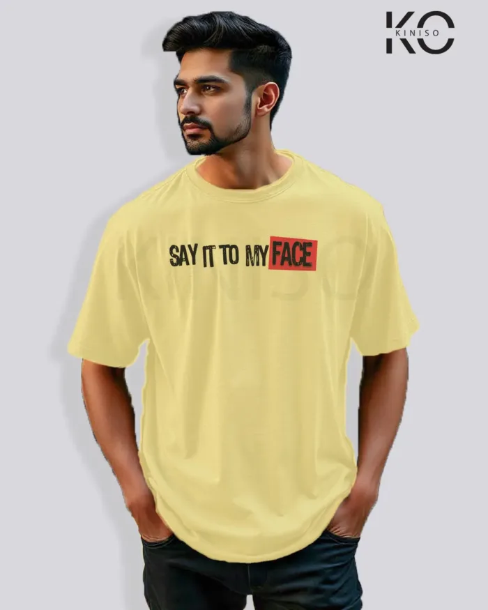 Graffiti printed t shirts with Say it on my face for hip hop Music Lover - Image 5