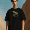 Scatter Board Graffiti printed t shirts for men - Image 8