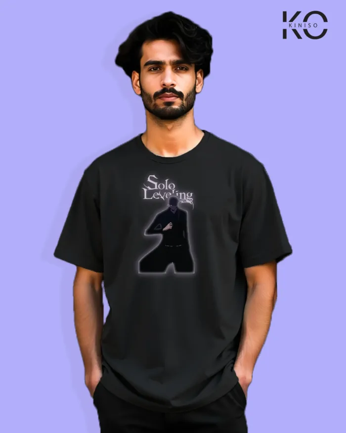 Solo Leveling Inspired "Sung Jin-Woo Hero" Printed T-Shirts for Anime Lovers in Bangladesh - Image 7