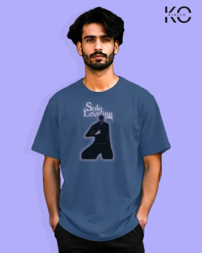 Solo Leveling Inspired "Sung Jin-Woo Hero" Printed T-Shirts for Anime Lovers in Bangladesh