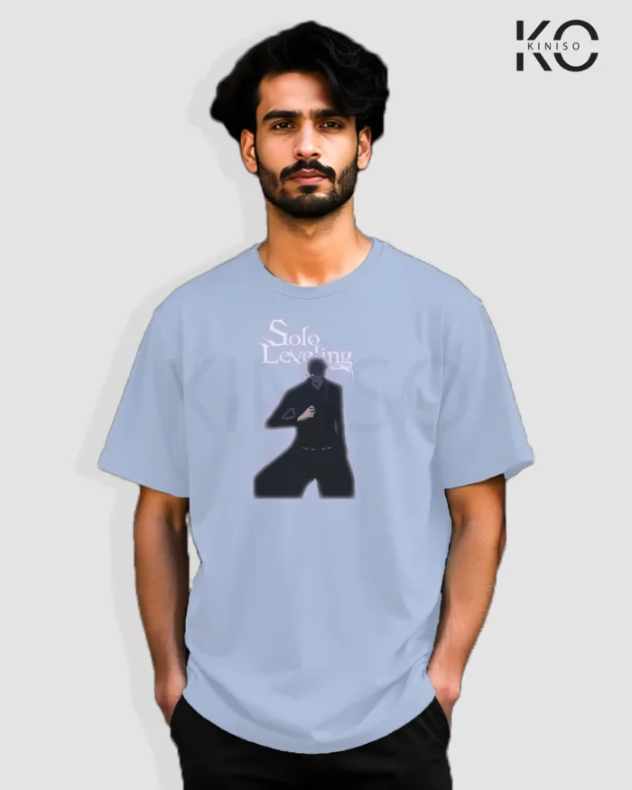 Solo Leveling Inspired "Sung Jin-Woo Hero" Printed T-Shirts for Anime Lovers in Bangladesh - Image 2