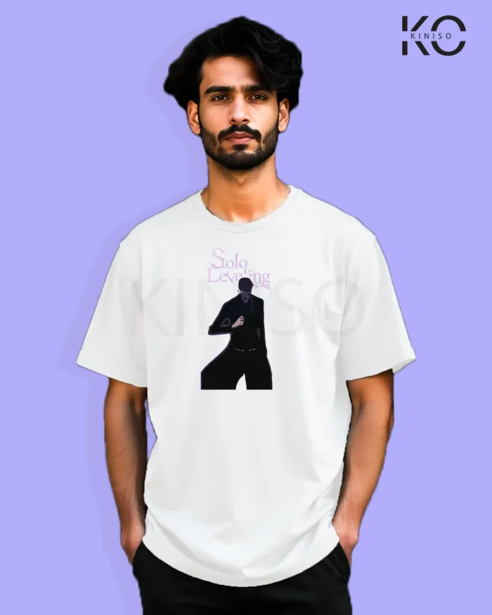 Solo Leveling Inspired "Sung Jin-Woo Hero" Printed T-Shirts for Anime Lovers in Bangladesh - Image 8