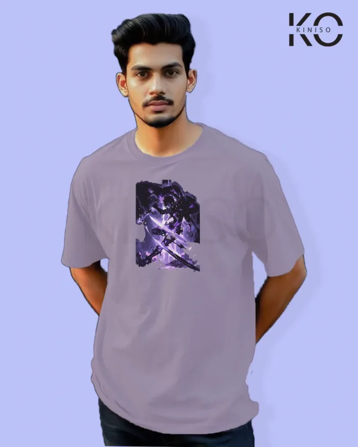 Genshin Impact Inspired Design "Raiden Shogun" Printed T-Shirts for Anime Lovers in Bangladesh - Image 6