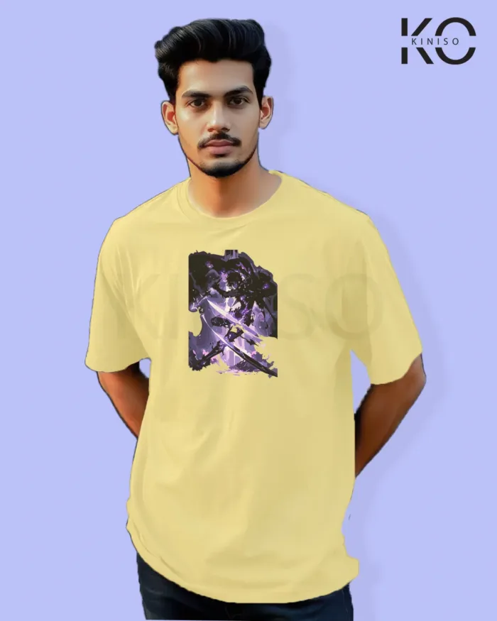 Genshin Impact Inspired Design "Raiden Shogun" Printed T-Shirts for Anime Lovers in Bangladesh - Image 5