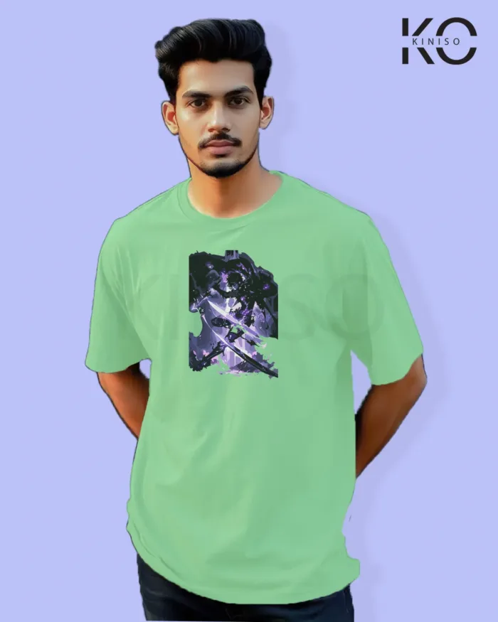 Genshin Impact Inspired Design "Raiden Shogun" Printed T-Shirts for Anime Lovers in Bangladesh - Image 4