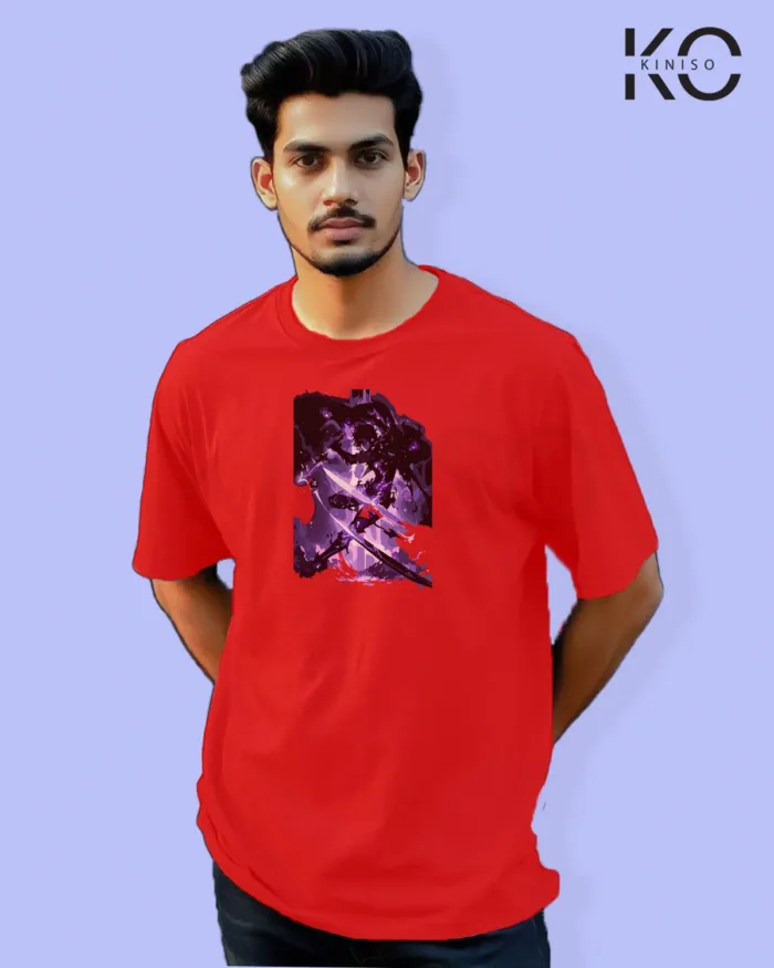 Genshin Impact Inspired Design "Raiden Shogun" Printed T-Shirts for Anime Lovers in Bangladesh - Image 3