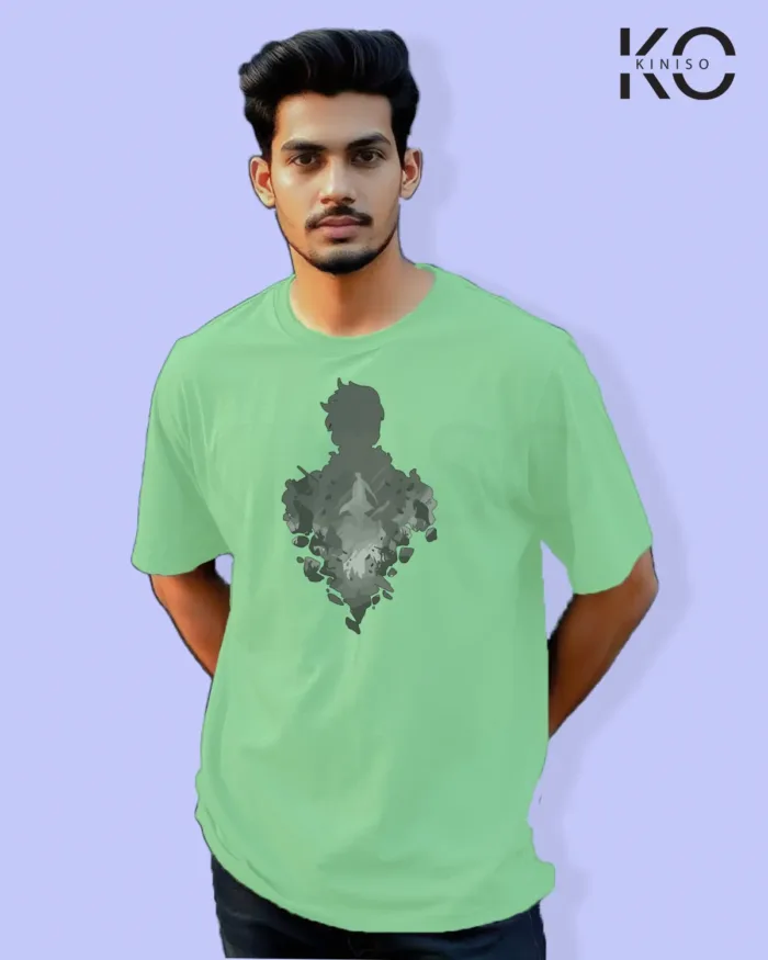 Solo Leveling Inspired "Sung Jin-Woo Black Shadow" Printed T-Shirts for Anime Lovers in Bangladesh