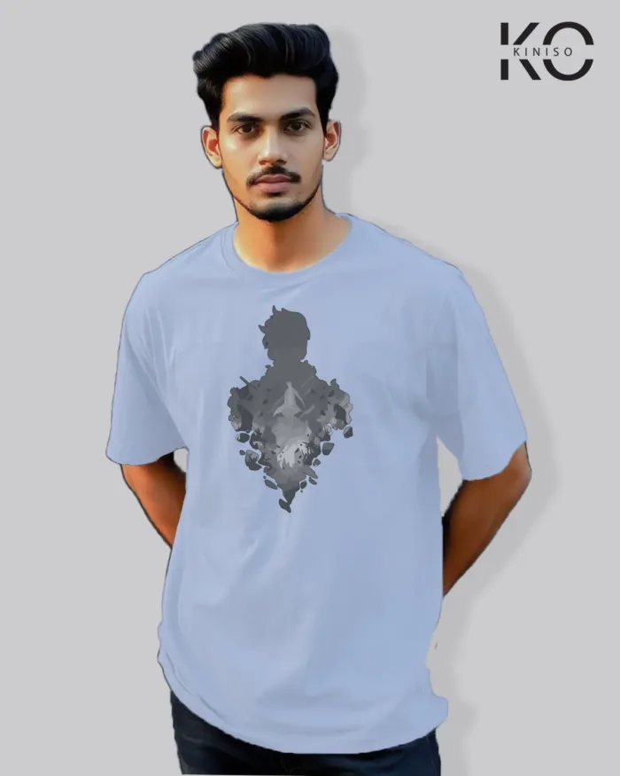Solo Leveling Inspired "Sung Jin-Woo Black Shadow" Printed T-Shirts for Anime Lovers in Bangladesh - Image 3