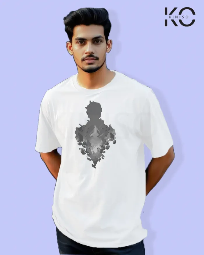 Solo Leveling Inspired "Sung Jin-Woo Black Shadow" Printed T-Shirts for Anime Lovers in Bangladesh - Image 2
