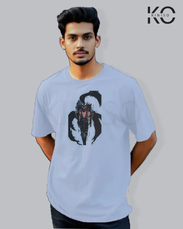 Solo Leveling Inspired "Igris-Shadow" Printed T-Shirts for Anime Lovers in Bangladesh - Image 3