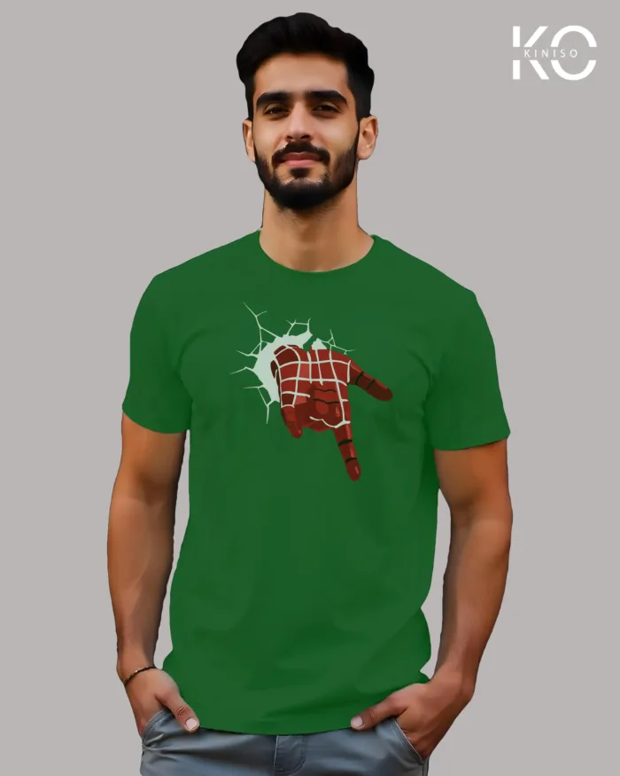 Movie Lovers t shirts with Spiderman Hand Design Printed for men in Bangladesh - Image 7