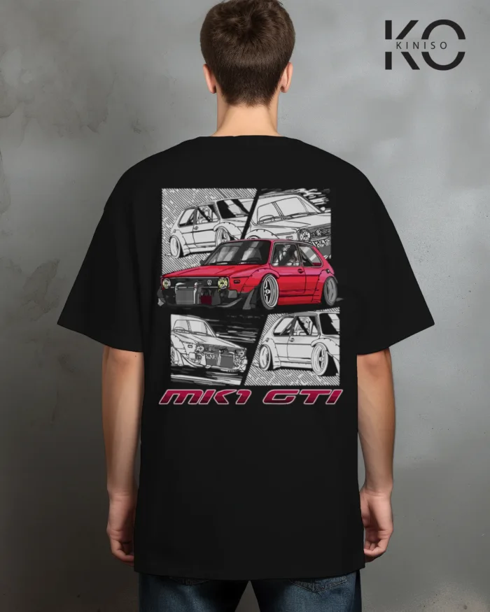 Car racing t shirt for men with Street Racing MK1 Style Printed