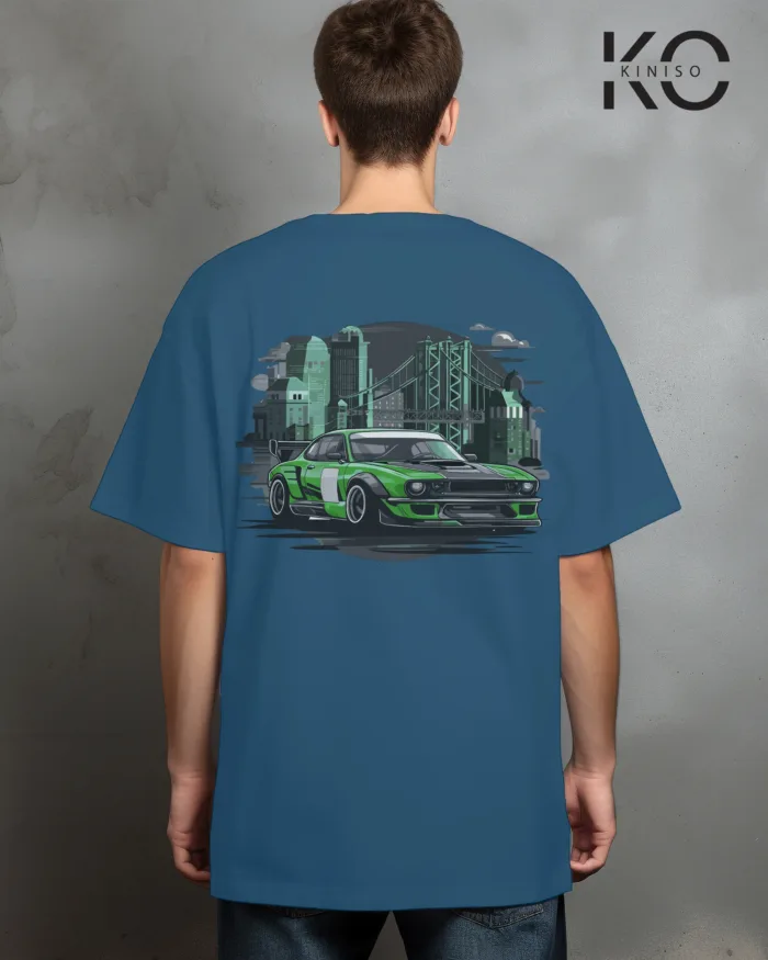 Men's car t shirts for guys with Street Racing Car London Design Printed - Image 13