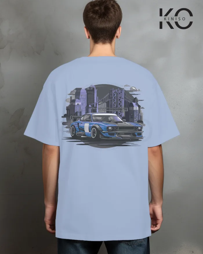 Men's car t shirts for guys with Street Racing Car London Design Printed - Image 5