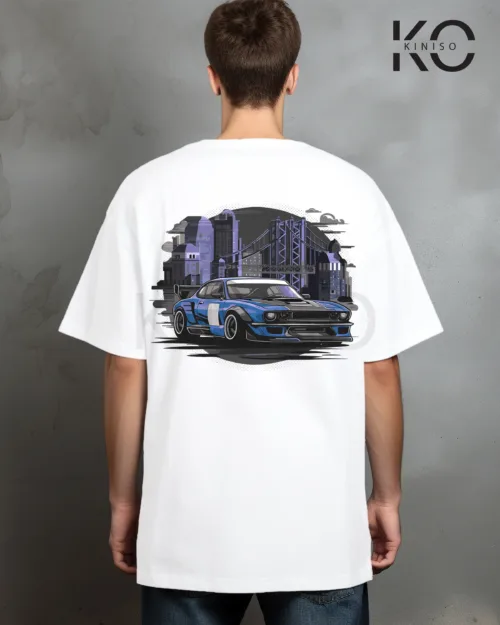 Street racing car london Backpart White 1