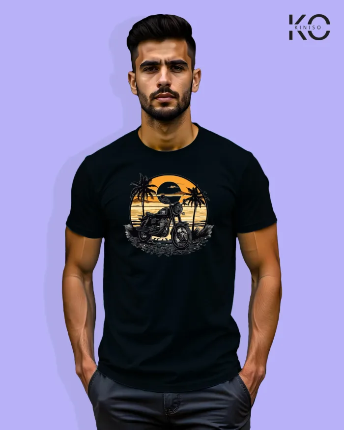 Motorcycle T-shirt with Sundrive Design for Men - Image 8
