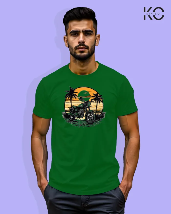 Motorcycle T-shirt with Sundrive Design for Men - Image 7