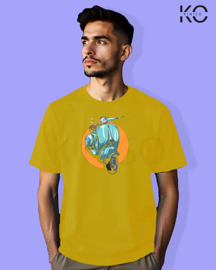 Sunrise Scooter printed t-shirts for motorbike Riders - Image 2