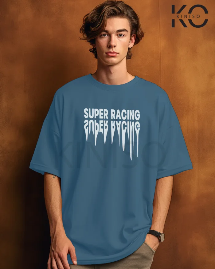 Graphic car racing t shirt for men with Super Racing Car Style Printed - Image 14