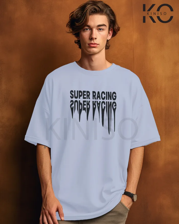 Graphic car racing t shirt for men with Super Racing Car Style Printed - Image 10