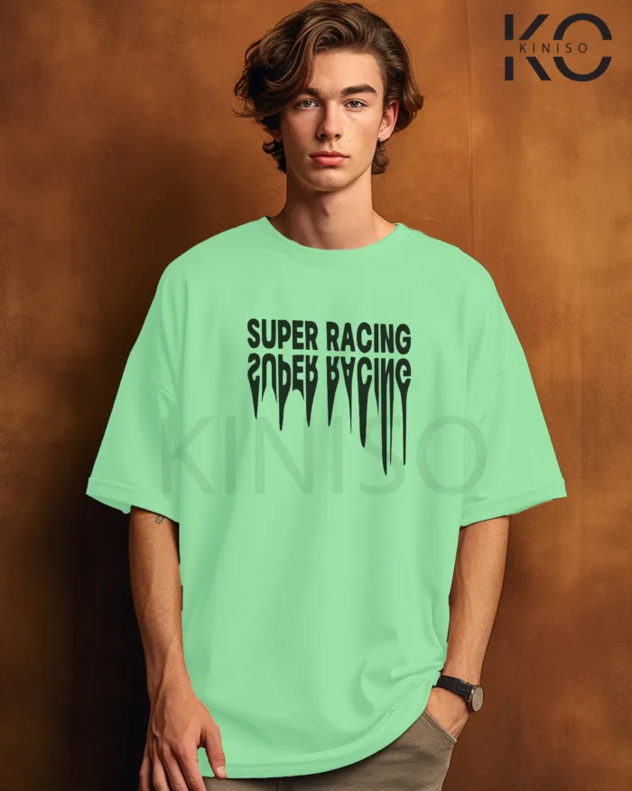 Graphic car racing t shirt for men with Super Racing Car Style Printed - Image 4