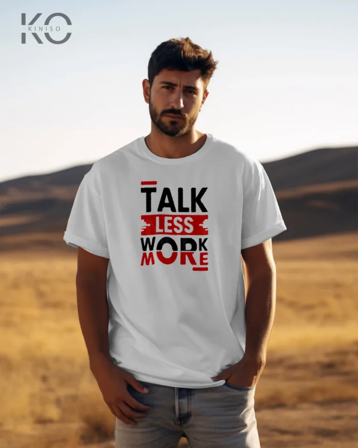 Half Sleeve T-Shirt for Men – Designer – Talk Less Work More