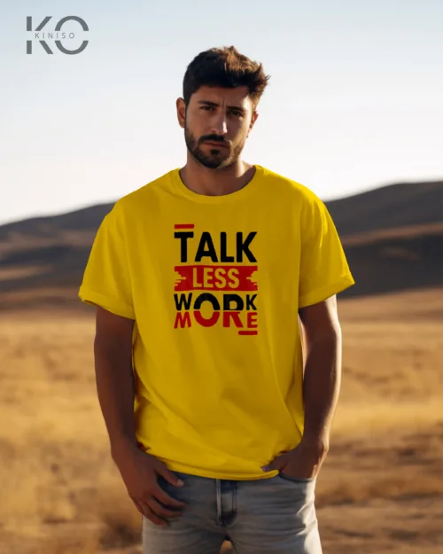 Talk less do more Yellow 2