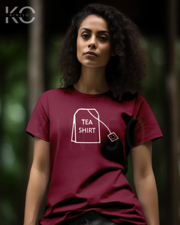 Round Neck Half Sleeve T-Shirt for Women – Designer - Tee Shirt - Image 4