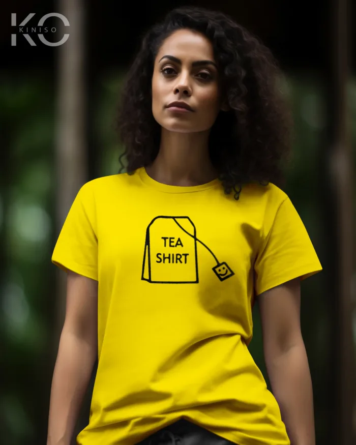Round Neck Half Sleeve T-Shirt for Women – Designer - Tee Shirt - Image 2